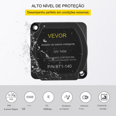 Kit de Isolamento de Bateria Dupla 12V