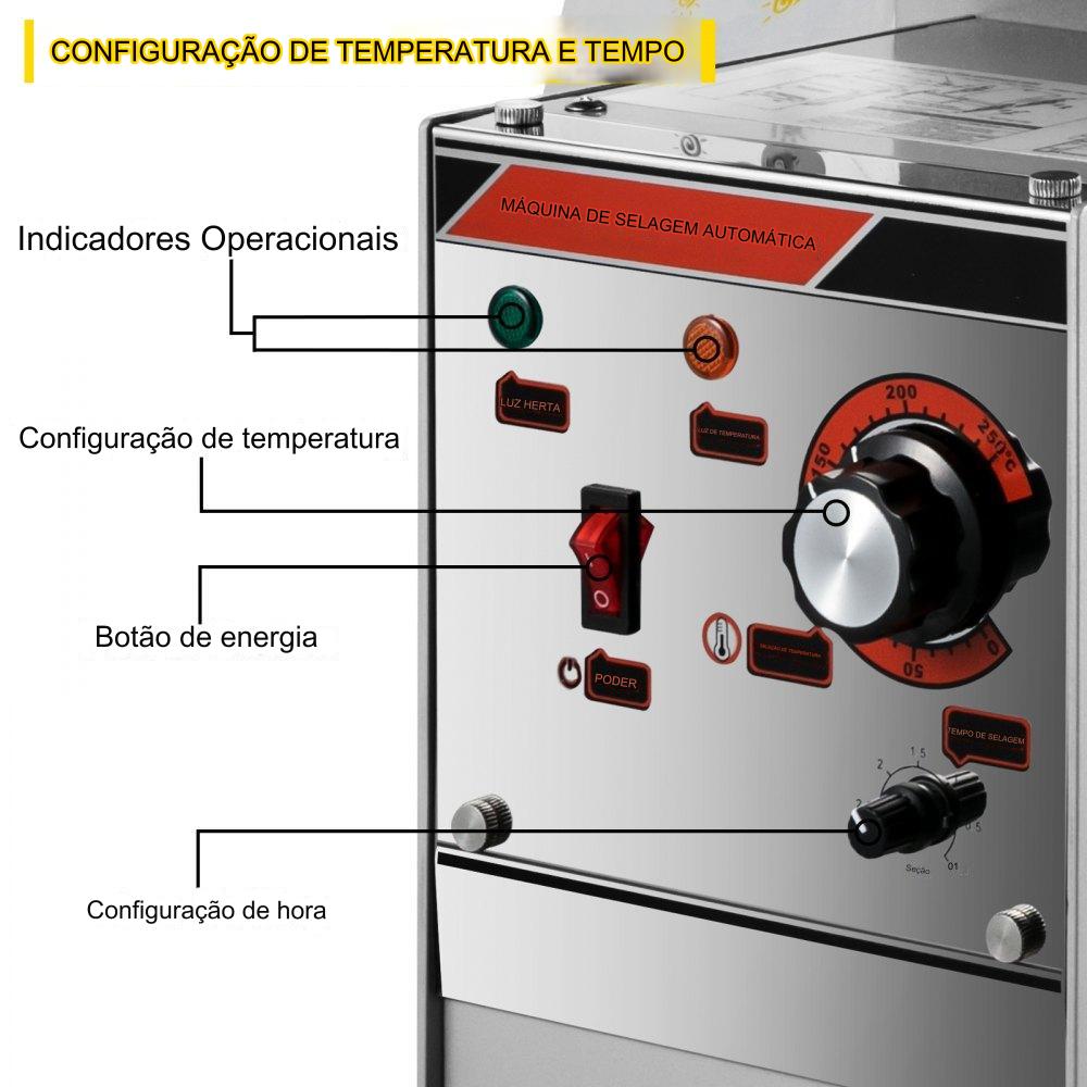 Máquina de Selagem para Chá de Leite  Semi-Automática