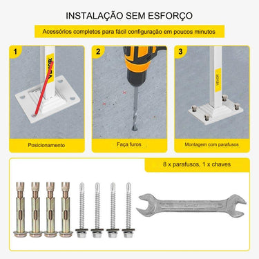 Grade para Entrada de Ferro Forjado para 1 ou 2 Degraus