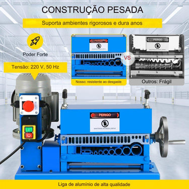 Máquina Elétrica de Decapagem de Cabos (38mm)