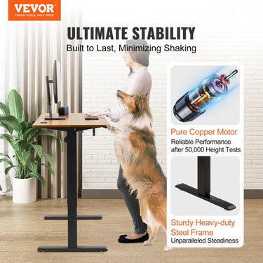 Mesa de pé ajustável em altura  - 551x236 polegadas elétrica