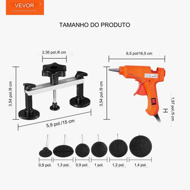 Kit de Reparação de Amassados - 25 Peças