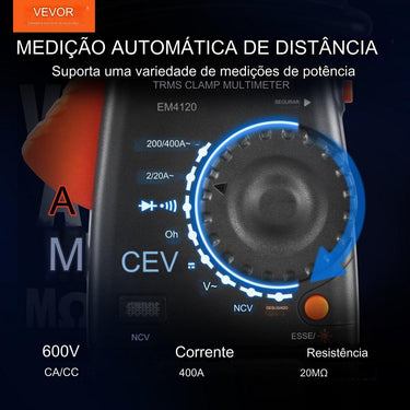 Alicate Amperímetro  2000 Contagens