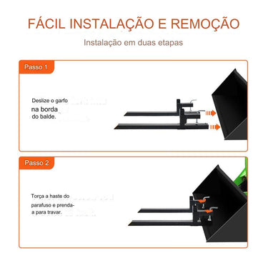 Garfos para Palete - Anexáveis 1090x70x230mm