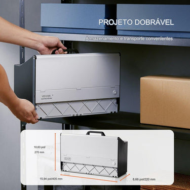 Cabine de Aerógrafo  - Kit de Montagem - 405 x 330 x 355 mm