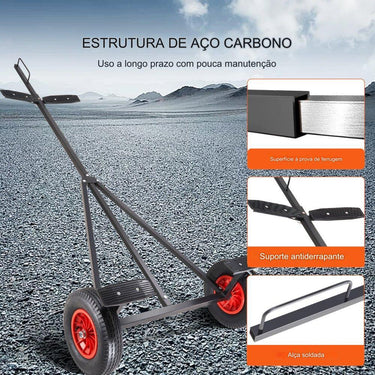 Carrinho Dobrável para Barco 190kg