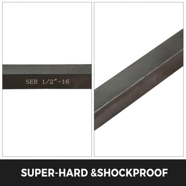 Conjunto de Ferramentas de Metal Duro Reversíveis - 7 Peças