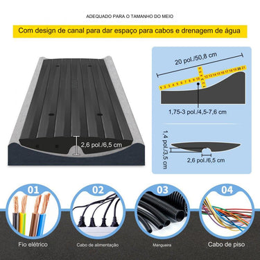 Rampa de Borracha  123x41x6.5cm