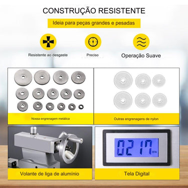 Torno de Metal de 750W (210x400)