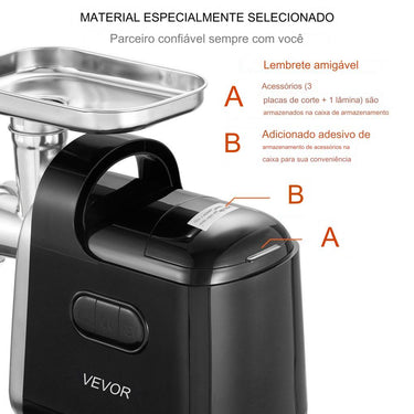 Moedor Elétrico de Carne  550W