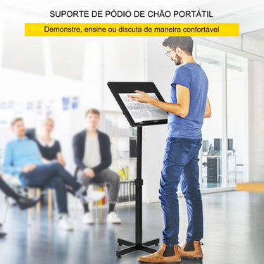 Púlpito  - altura ajustável de 765 a 109cm