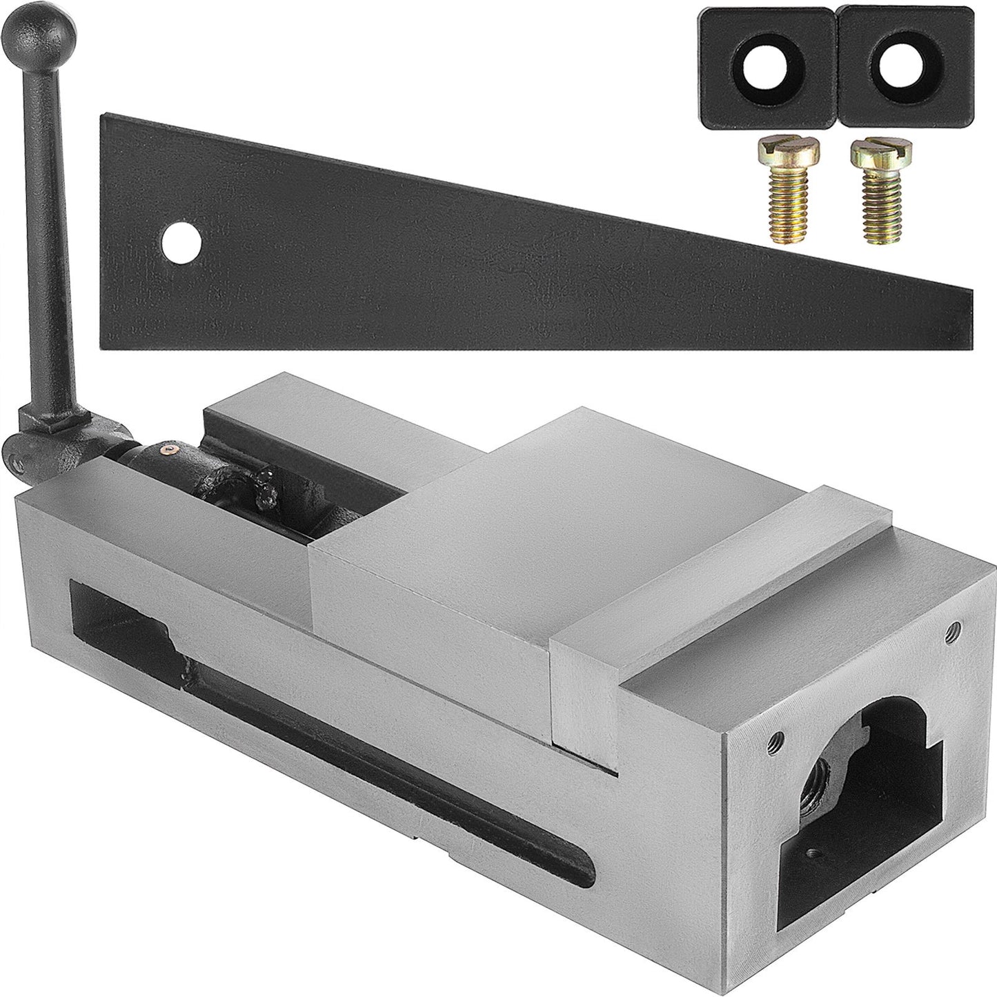 Torno de máquina Altura da garra de 45 mm, Torno de mesa largura da garra de 150 mm, força de aperto máx.