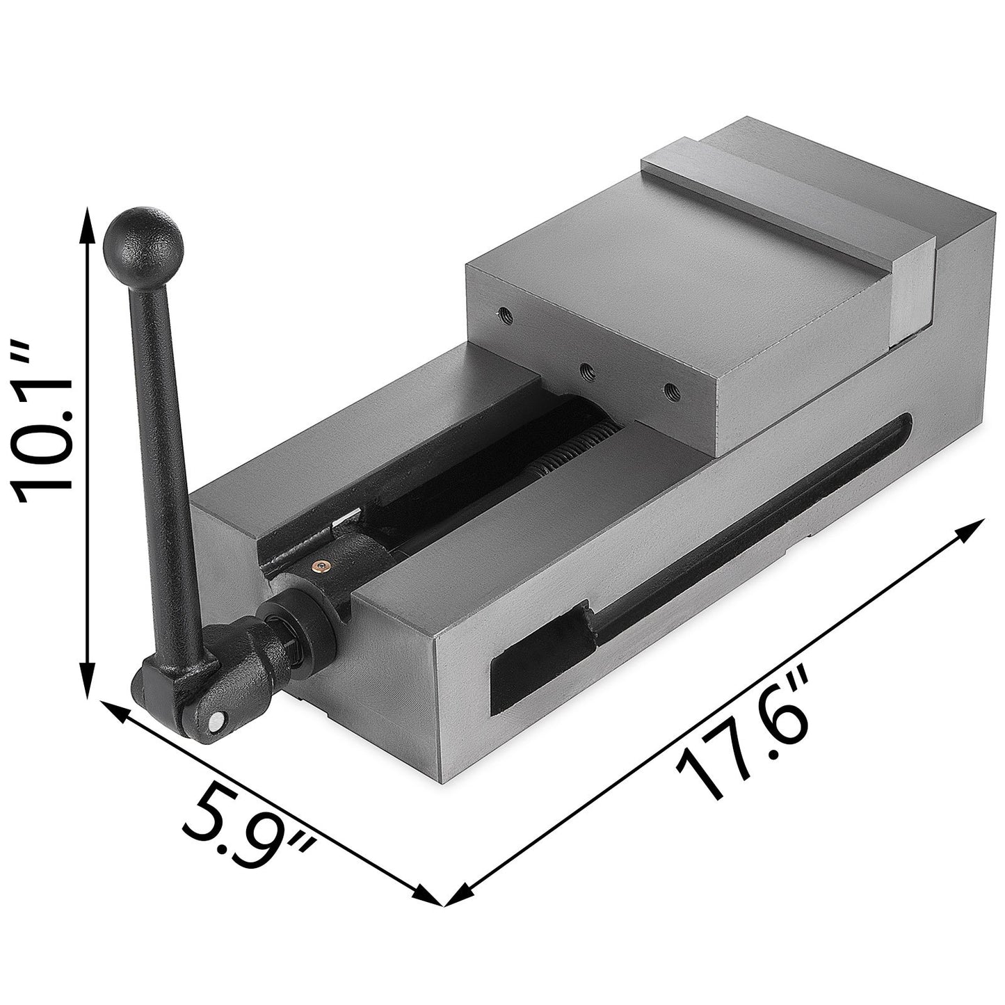 Torno de máquina Altura da garra de 45 mm, Torno de mesa largura da garra de 150 mm, força de aperto máx.