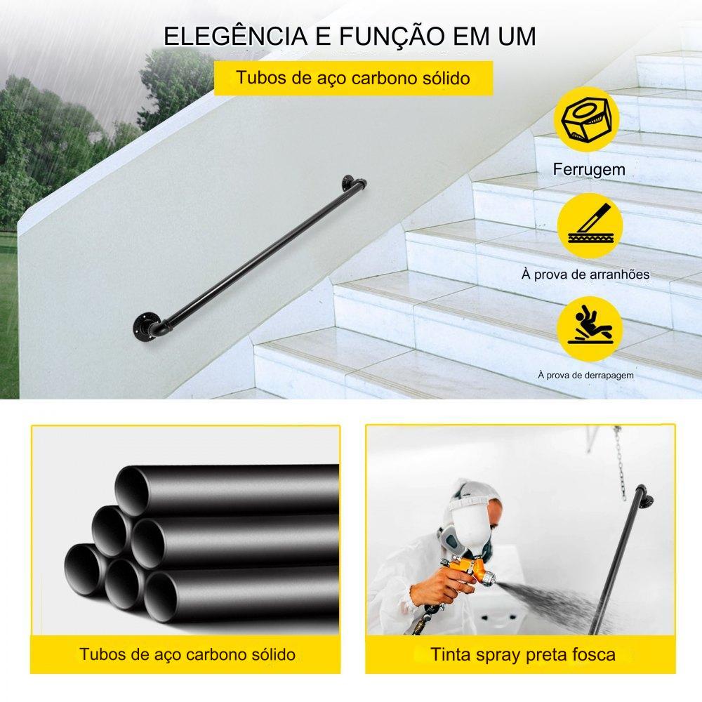 Corrimão de Água Industrial  - 90cm - 200kg de Capacidade