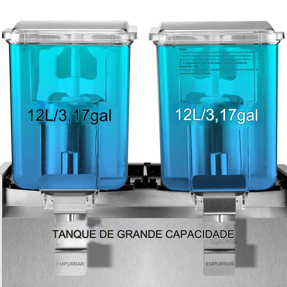 Dispensador de Bebidas Refrigeradas 12x2L