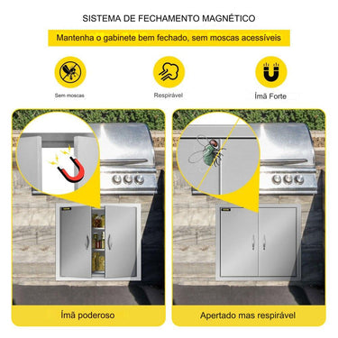 Portas para Churrasqueira - 61x66cm