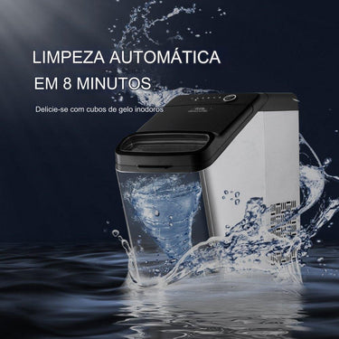 Máquina de Gelo Inoxidável (130W 15kg/24h)