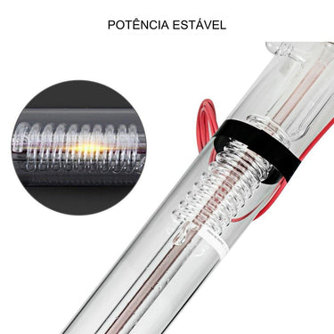 Tubo de Laser de Vidro CO2 100W