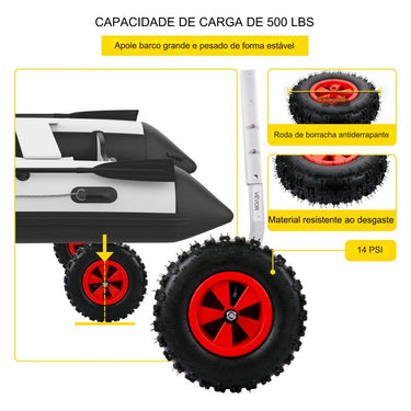 Rodas de Reboque para Barco (12" 227kg)