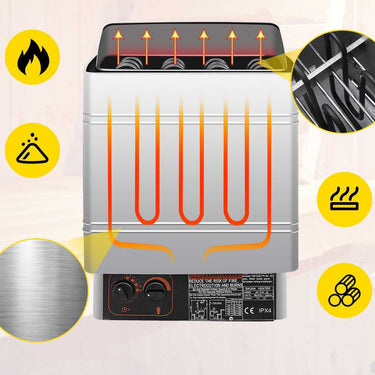 Aquecedor forno de sauna eletrico