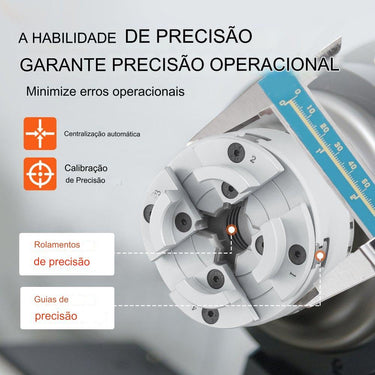 Mandril de Torno de 4 Blocos (70mm)