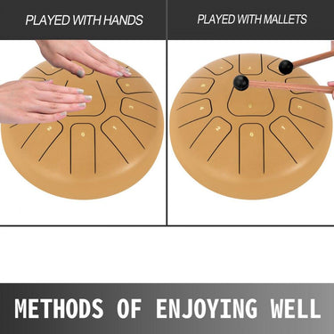 Tambor de Língua de Aço com 10-11 Notas