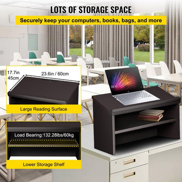 Púlpito móvel  - 49cm de altura com rodas e gaveta