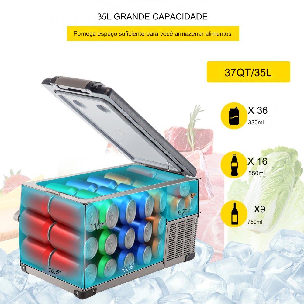 Caixa de Refrigeração 35L (Mini Portátil)