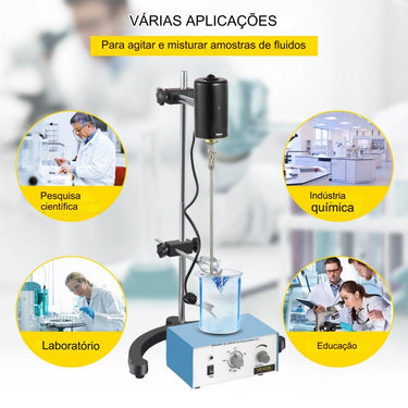 Misturador Magnético de Laboratório com Eixo de PTFE
