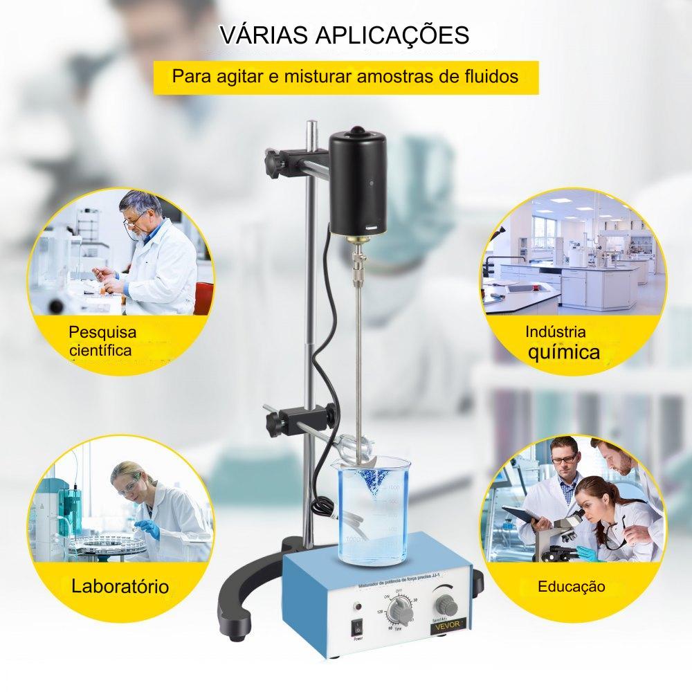 Misturador Magnético de Laboratório com Eixo de PTFE