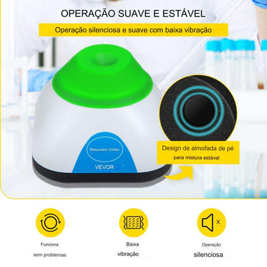 Misturador Vortex Mini  de 3000rpm