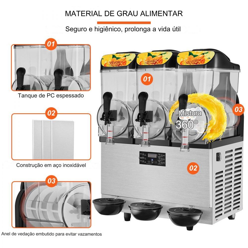 Máquina de Slushy Granite 15L x 3