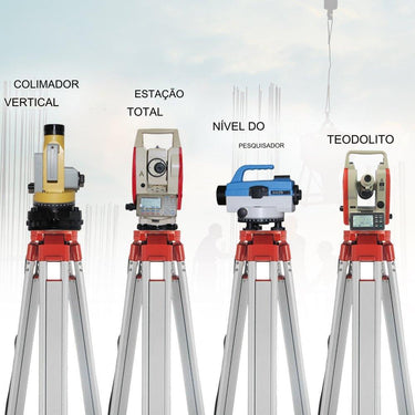 Medidor a Laser de 5m e Tripé de Alumínio de 165m