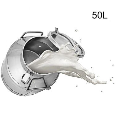 Caneca de Leite em Aço Inoxidável (50L)