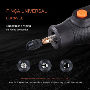 Ferramenta Rotativa a Bateria  - 5000-25000 RPM