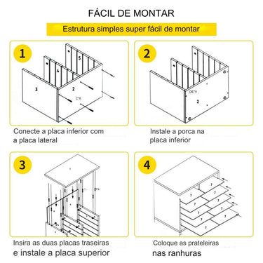 Organizador 12 Compartimentos  - Branco