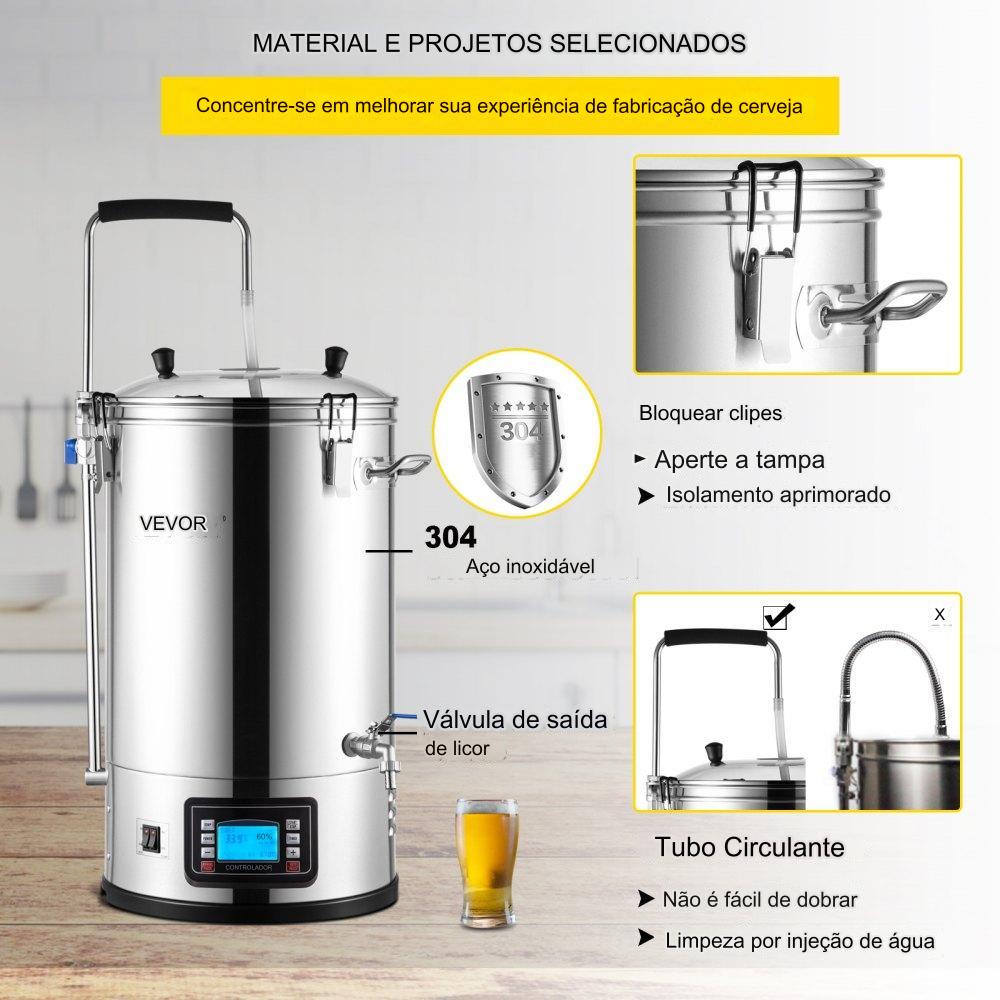 Equipamento de Brassagem de Cerveja 30L