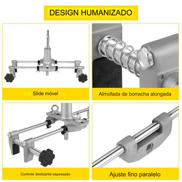 Kit de Mortising para Fechadura de Porta  - 16 peças