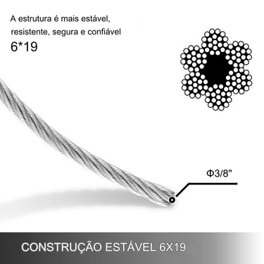 Cabo de Aço Forstseil 2T 4-strang