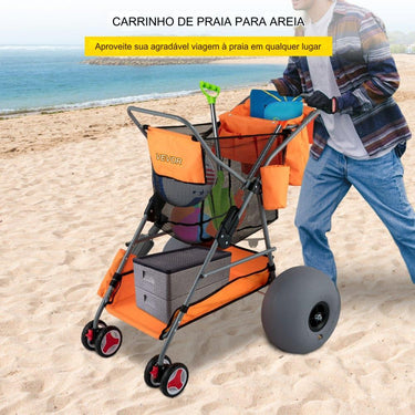 Carrinho de Praia Dobrável - Universal