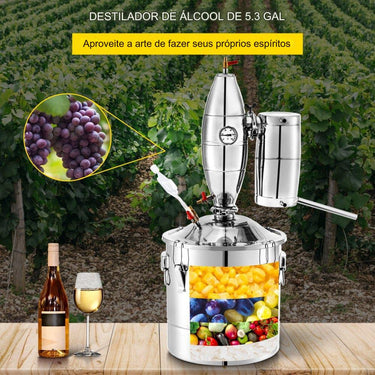 Destilador de Álcool 20L