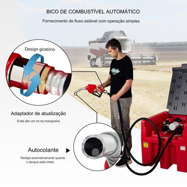 Tanque de Combustível Portátil (140W)