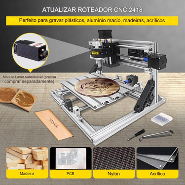Kit de Roteador CNC de 3 Eixos 2418