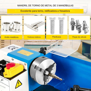 Mandril de Torno K11-160 - 160mm 3 Garras Design de Moagem