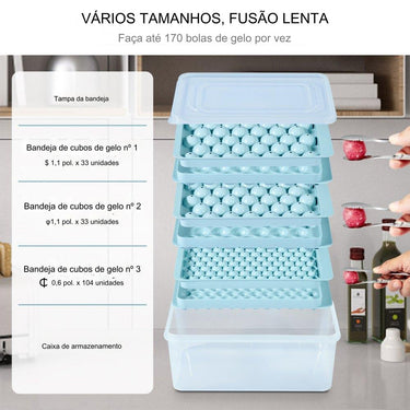 Formas de Gelo 33-104 Peças para Bolas de Gelo