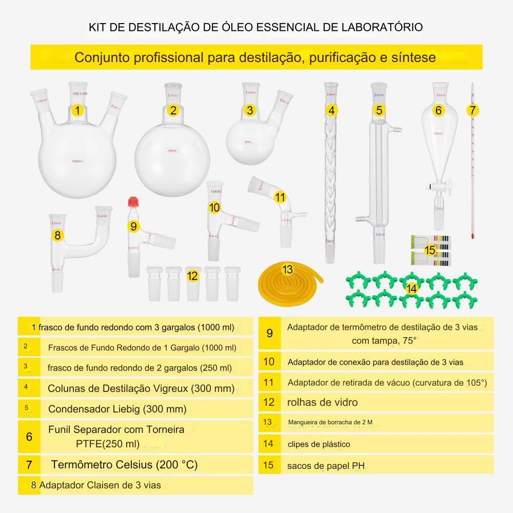 Vidro de Laboratório 24/40 - 29 Peças