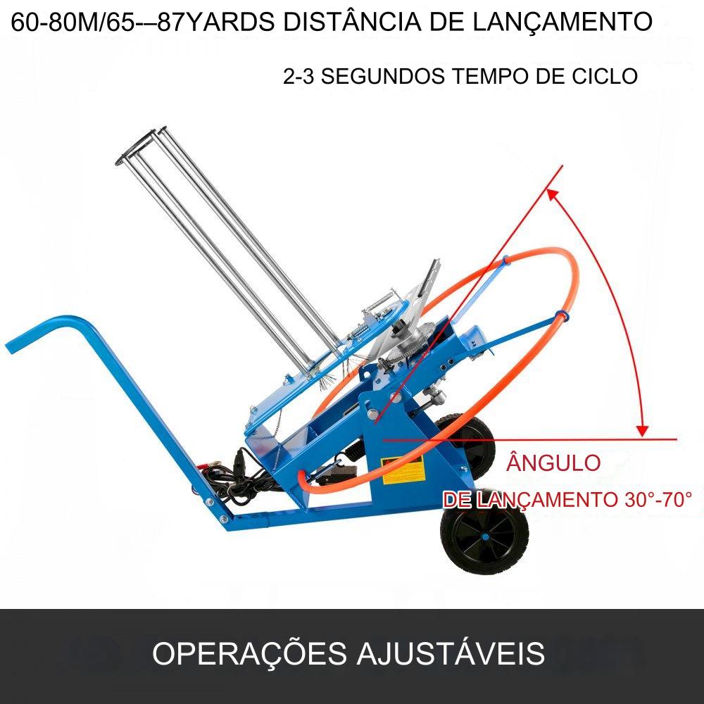 Atirador de Argila  com Roda