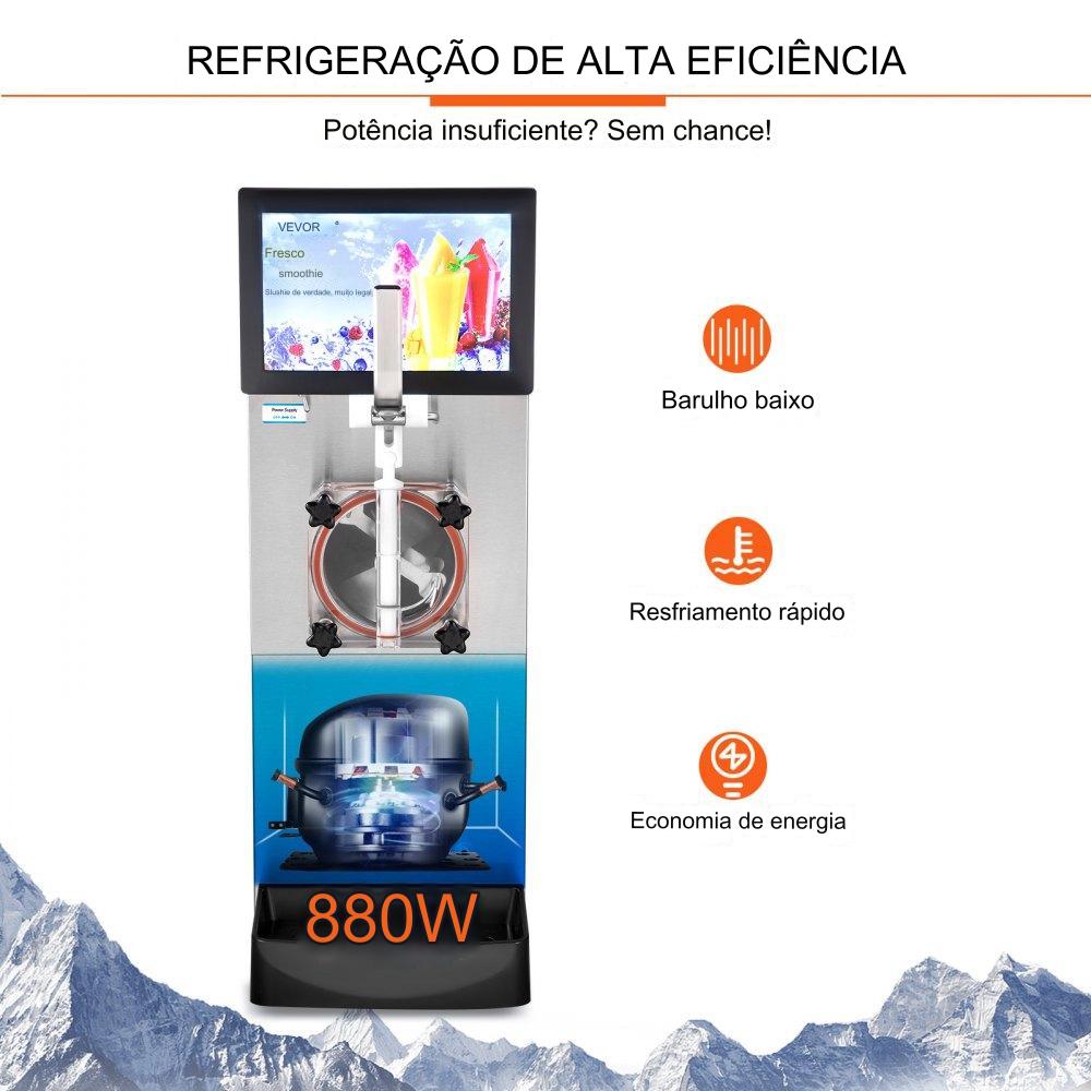 Máquina de Slushy 8L 1200W Comercial