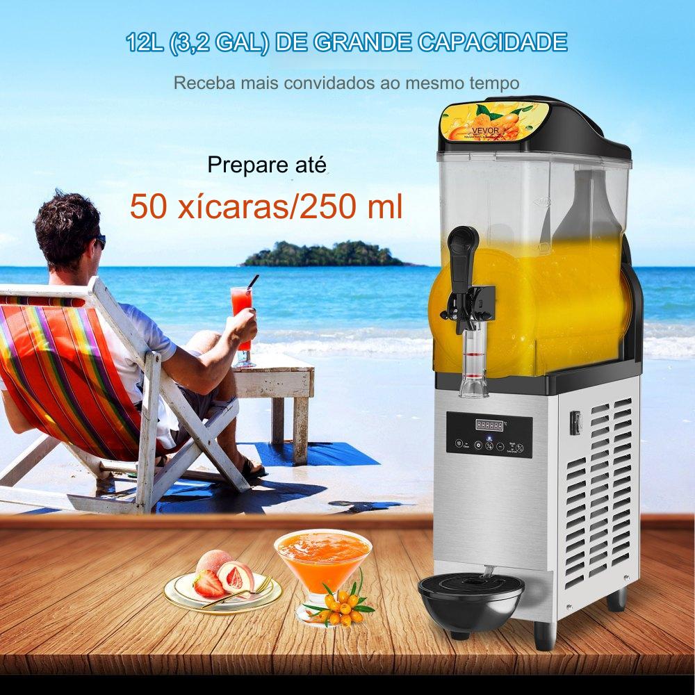 Máquina de Slushy Comercial 12L 25 Copos