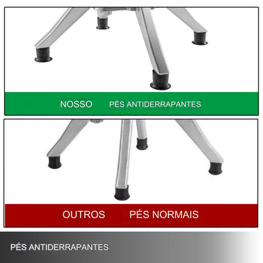 Cortador Manual de Legumes e Batatas Fritas em Aço Inoxidável